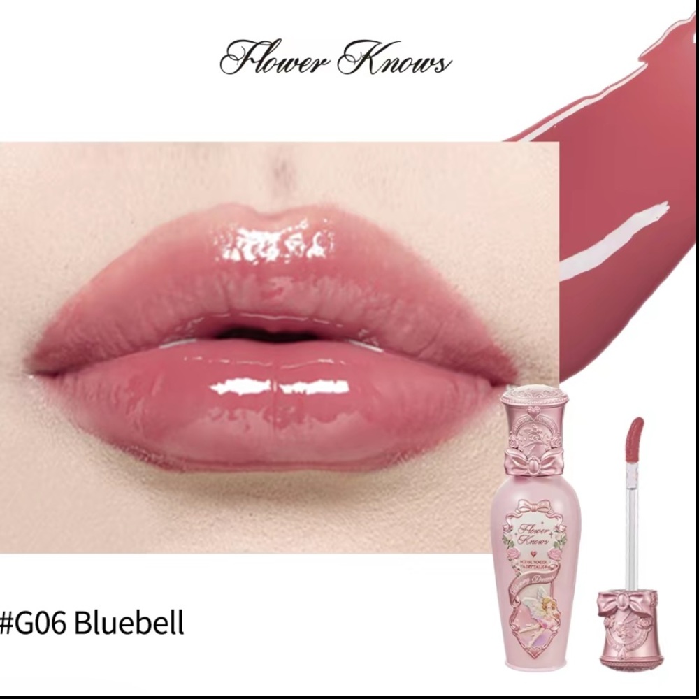 Flower Knows Midsummer FairyTales Lip Lacquer Lipgloss Lipstick Bluebell G06
